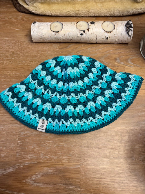 Bucket Hat - Blue Stripes