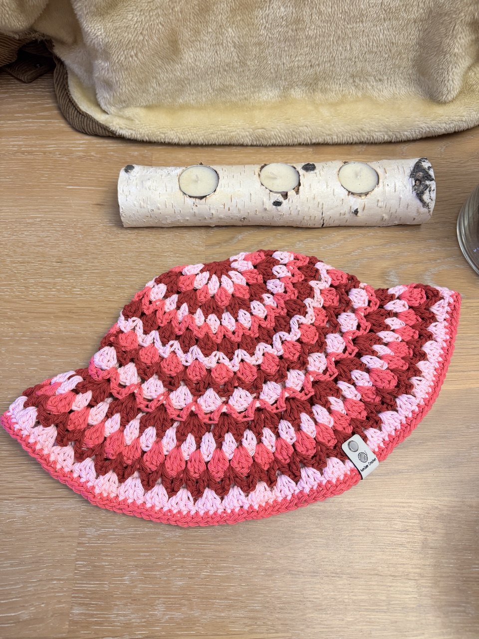 Bucket Hat - Pink Stripe