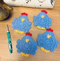 Coasters: Chicken Coasters - Set of 4