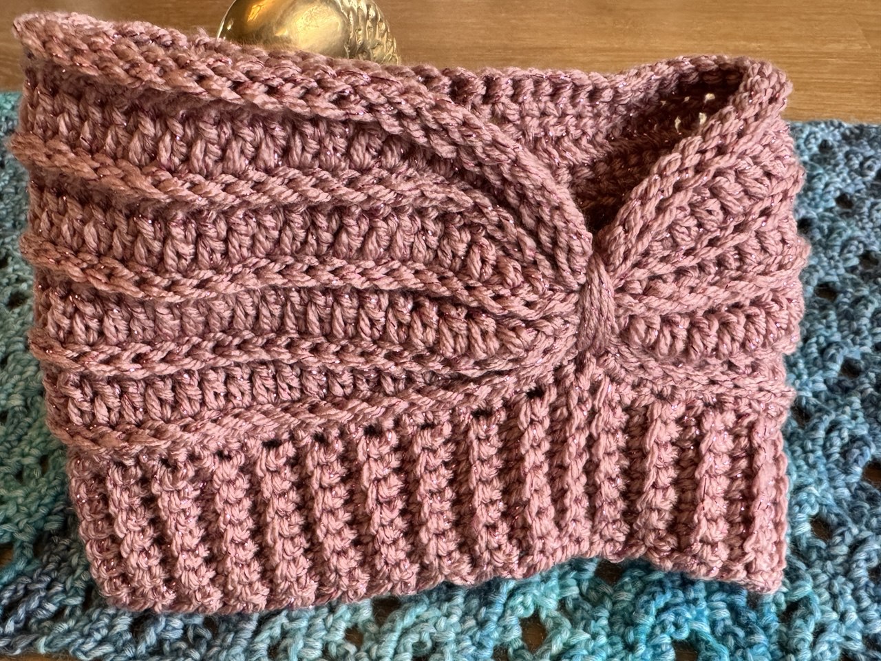 Ear warmer - Pink Sparkle