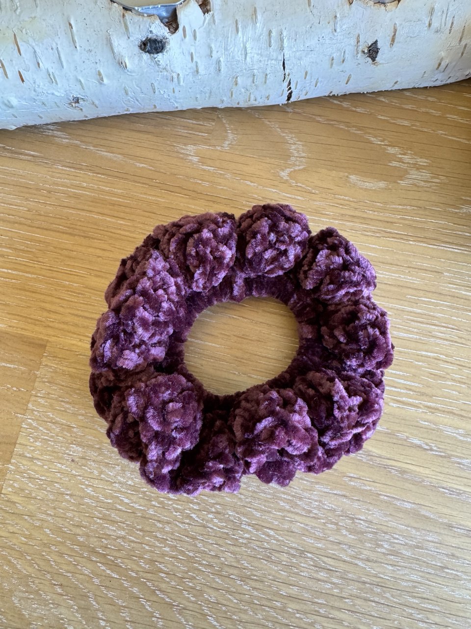 Scrunchy - Non Sparkly Eggplant