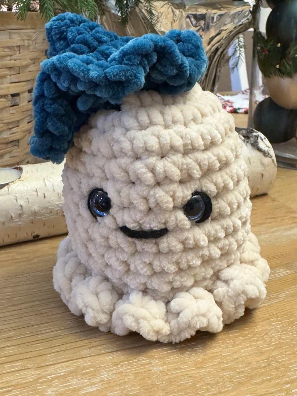 Ghost plush with Green Hat