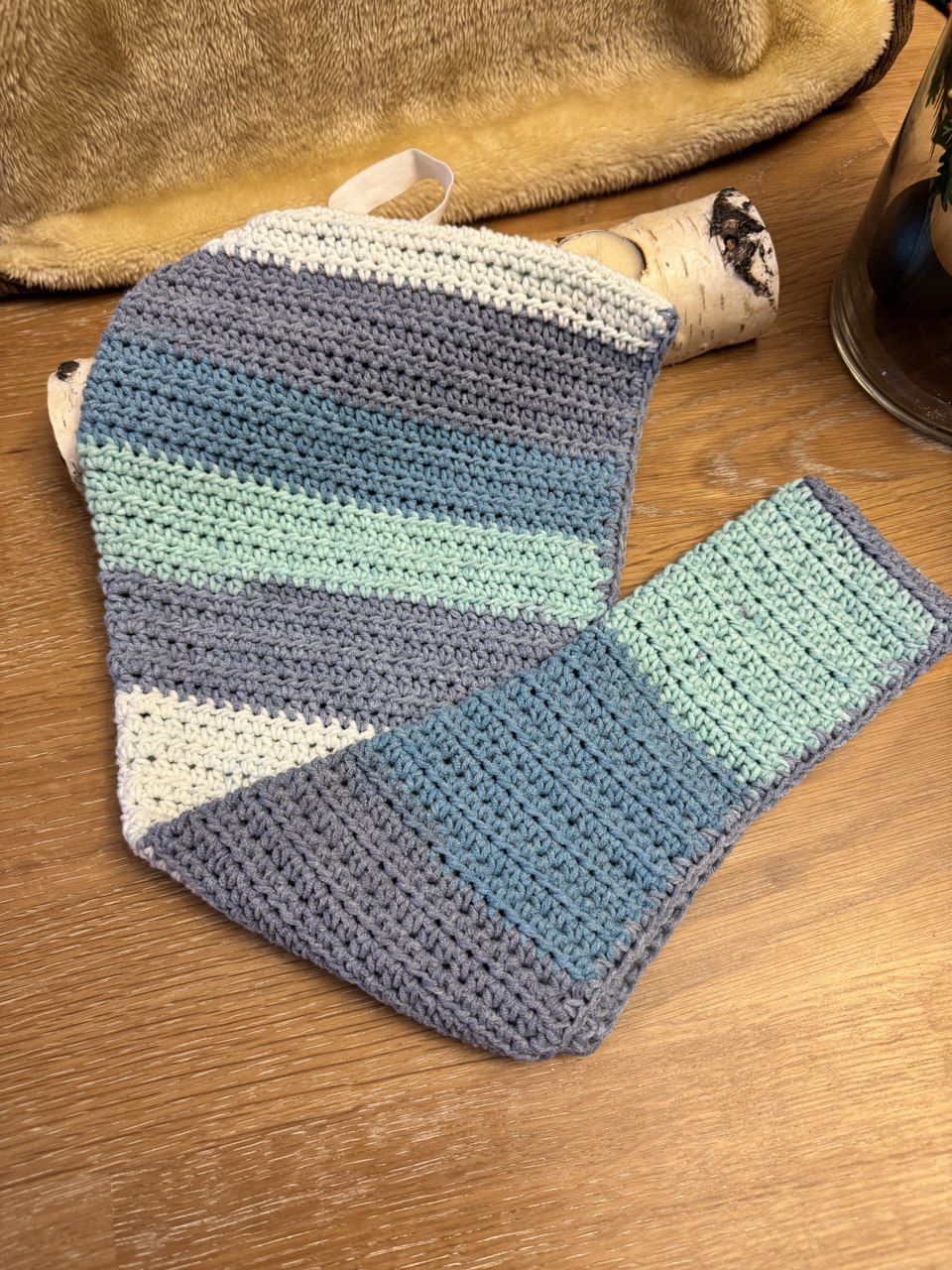 Hair Towel -Infinite Blue Variegated