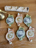 Coasters: Cotton Cat Coasters - Set of 6