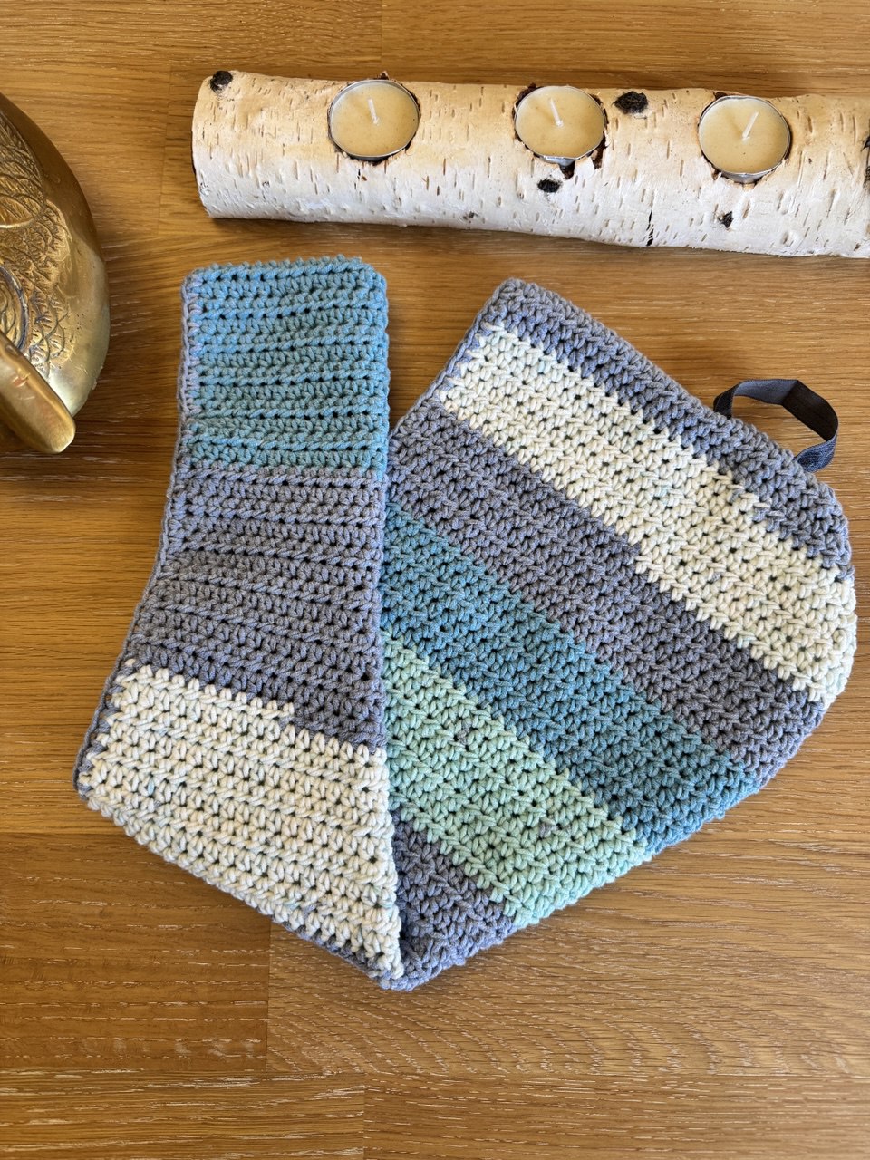 Hair Towel - Infinite Blue Varigated