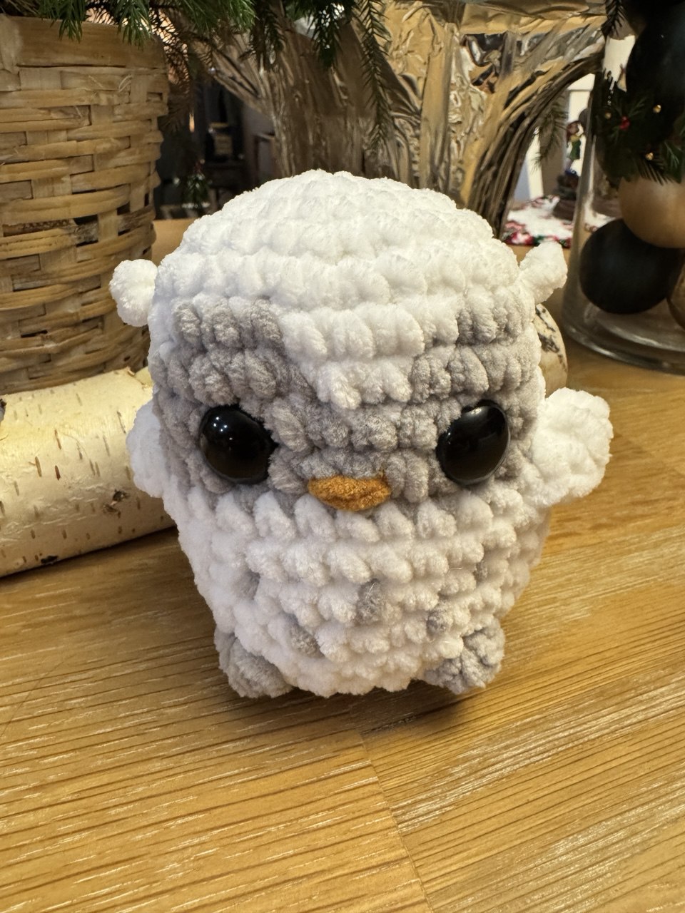 Owl - White and Gray