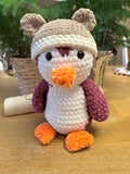 Penguin in Bear Hat