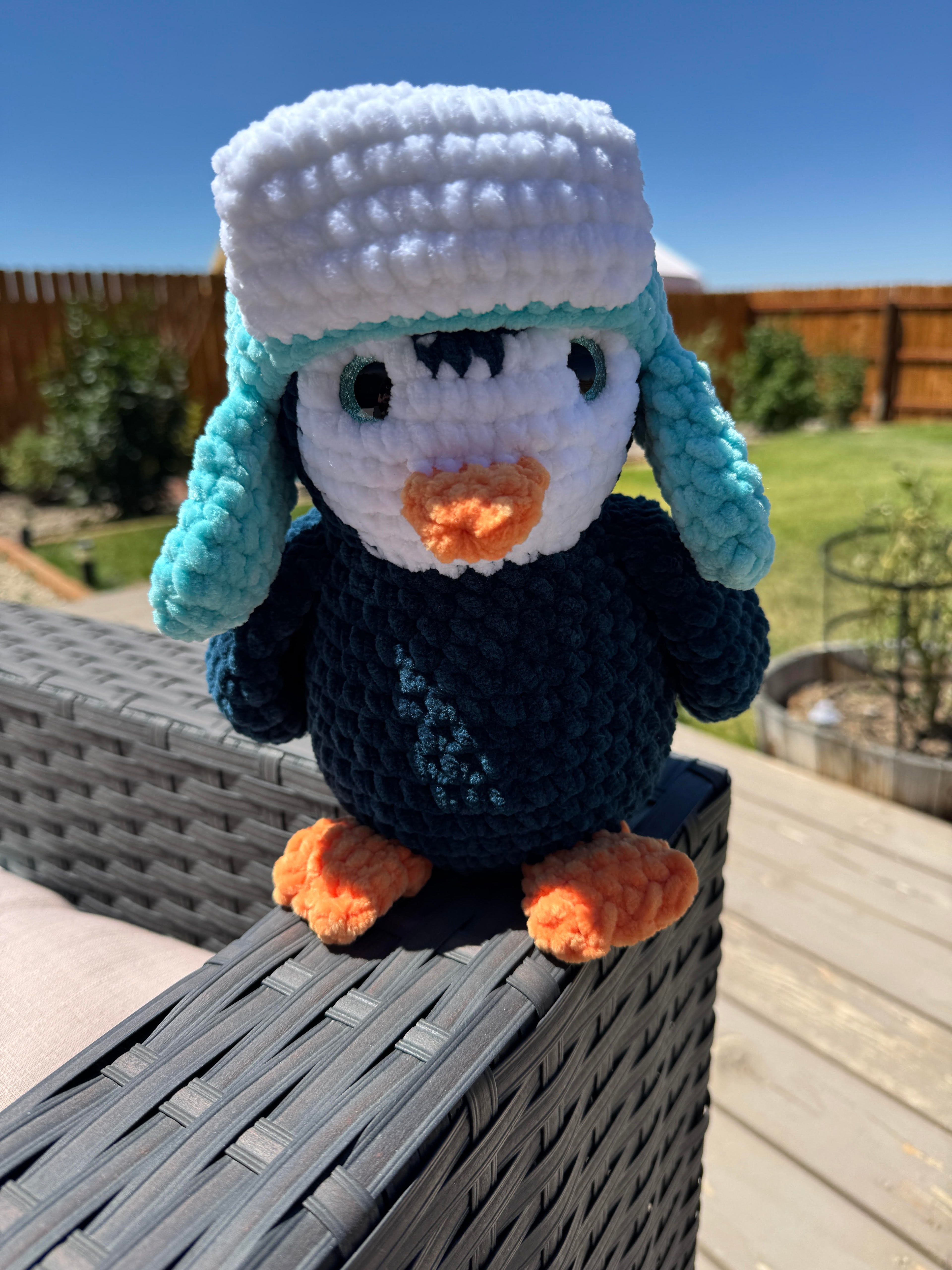 Penguin With Removable Hat