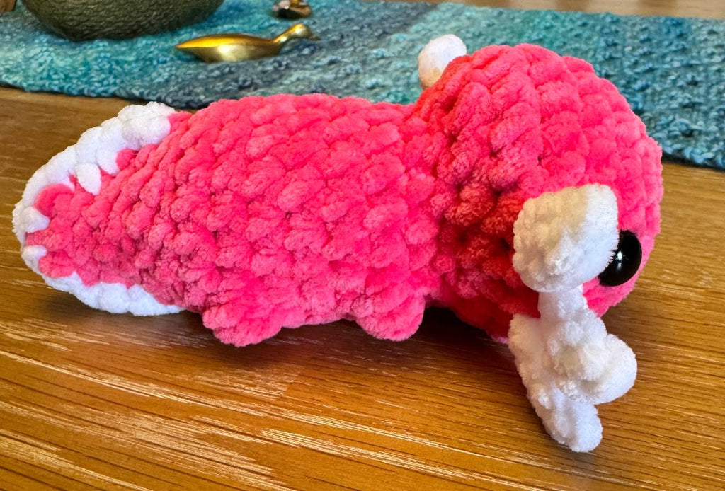Axolotl for Valentine's Day - Pink & White