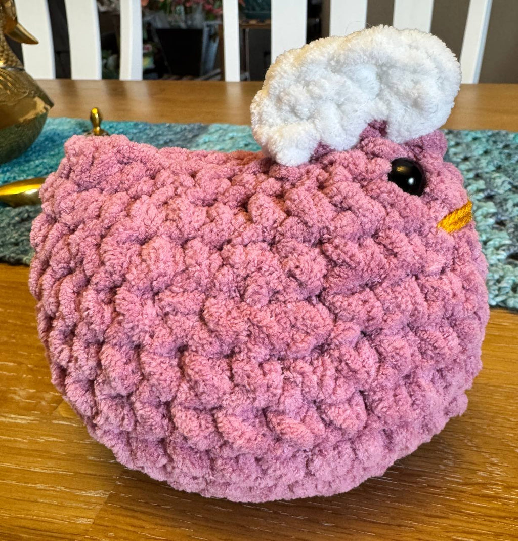 Chicken - Valentine's day pink & white