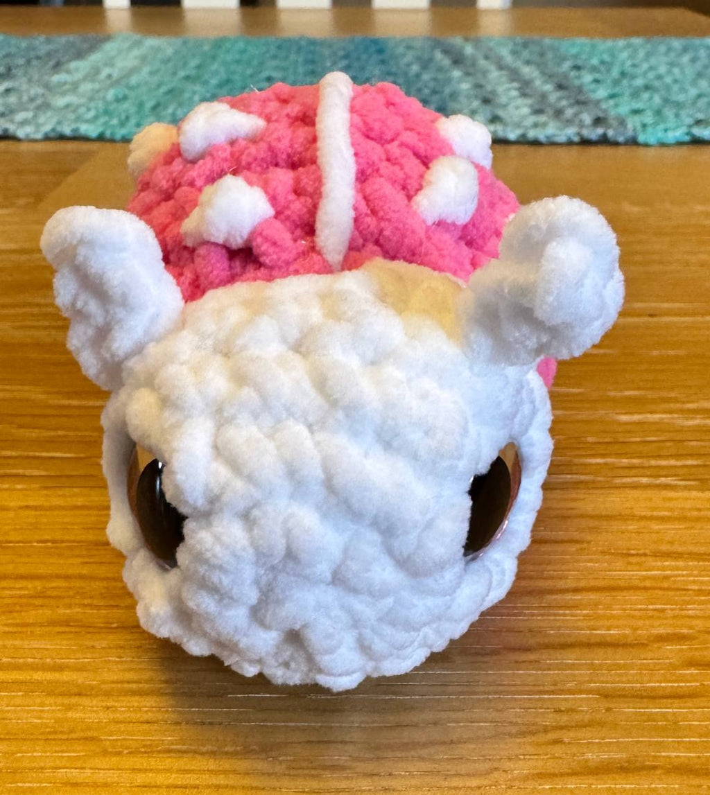 Ladybug - Pink and White for Valentine's Day