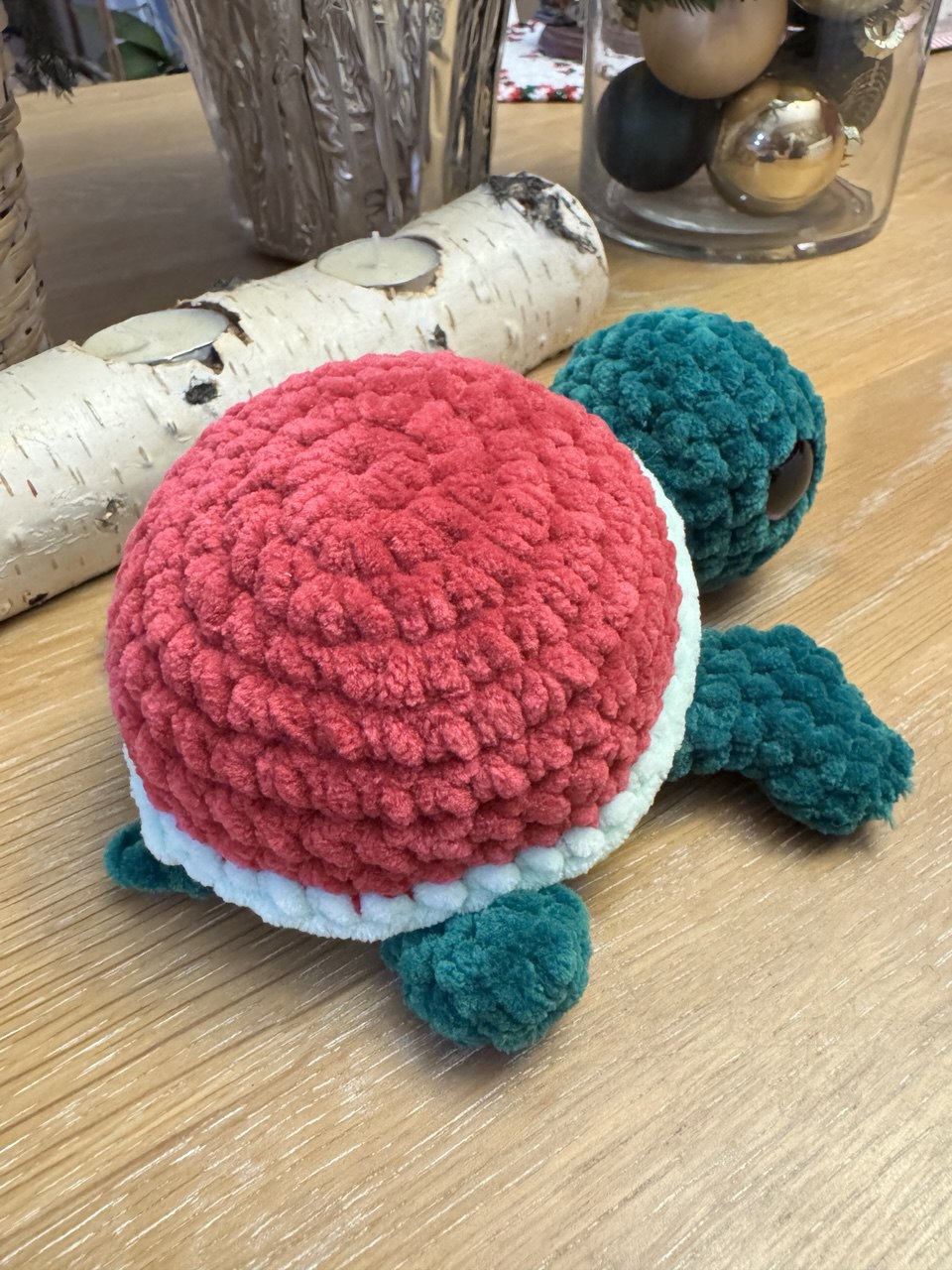 Turtle - Dark Green and Berry Shell